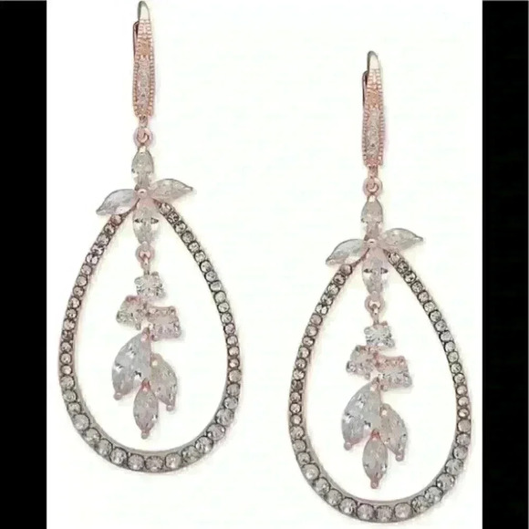 Anne Klein new Crystal Orbital Earrings - Picture 1 of 3